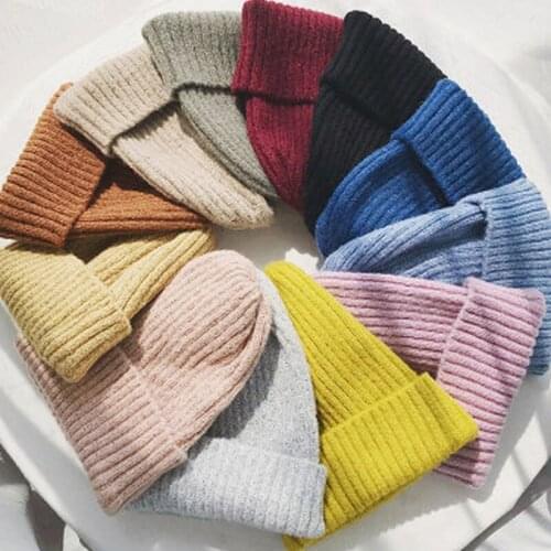 Fashion Hat Winter Couple Woolen Hat Casual Women Hats Outdoor Keep Warm Hedging Women Hats Hip-hop Hat