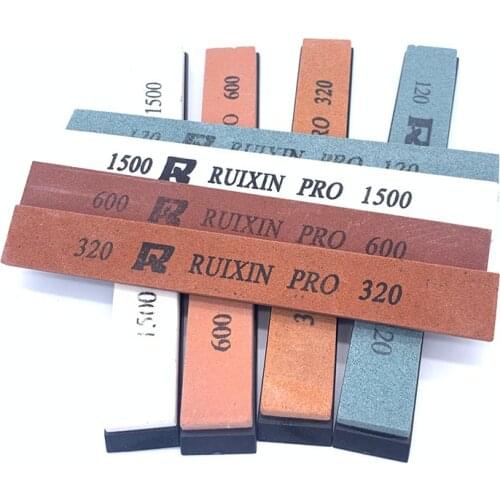 4pcs set With box 120#-1500#grit knife sharpening system kitchen Tool whetstone high quality White corundum whetstone dedicated