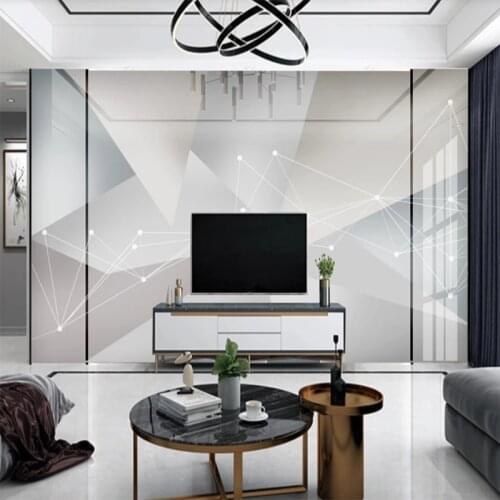 Seamless wallpaper Modern minimalist geometric lines abstract creative marble background wall painting