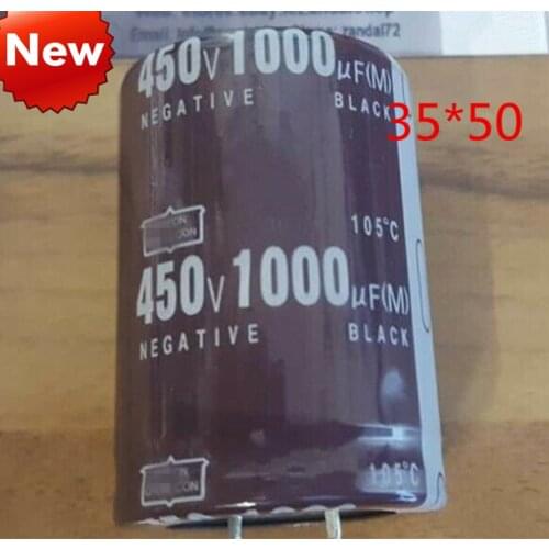 New 450v1000uf 1000uf450v new hard foot plug-in capacitor Specification: 35*50 35*60