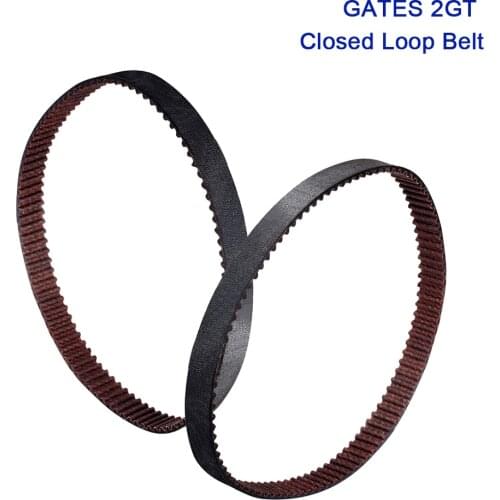 New GATES 2GT GT2 6MM Closed Loop Synchronous Timing Belt 382 406 600 782 1228MM 3D Printer Parts CR10 Ender3 Wear Resistant BLV