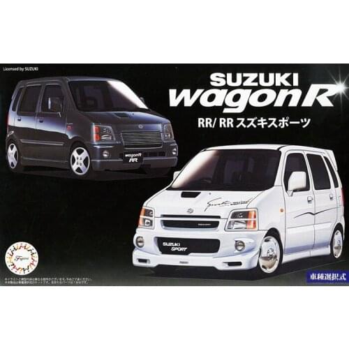 Fujimi Plastic Assembly Car Model 1/24 Scale Suzuki Wagon R RR/RR Suzuki Sports Adult Collection DIY Assembly Kit 03985