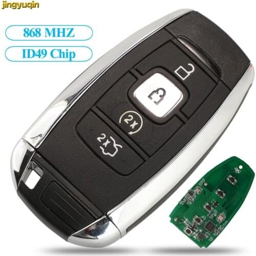 Jingyuqin Remote Smart Keyless-Go Car Key Control 868Mhz ID49 For Lincoln MKC MKZ MKX NAVIGATOR 2017 2018 2019 2020