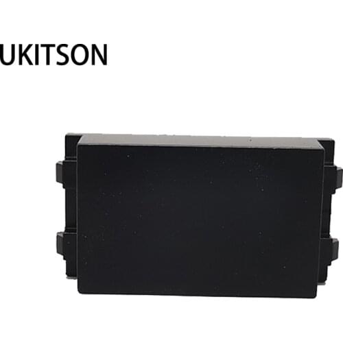 Black Color Empty Filling Module Slot 23x36mm Socket For Wall Faceplate Panel