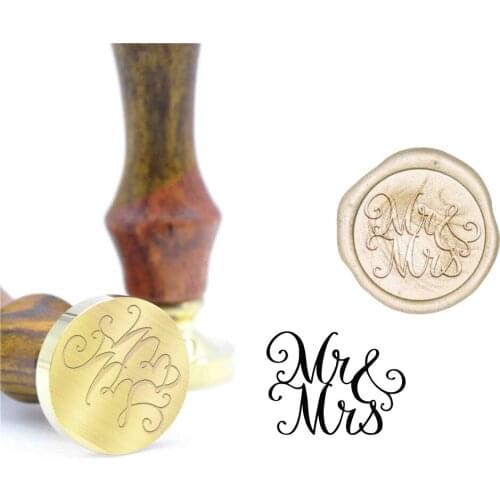 Mi&Miss Wax Seal Stamp B112 Custom sealing wax Stamps DIY stamps handle for wedding invitations sealing