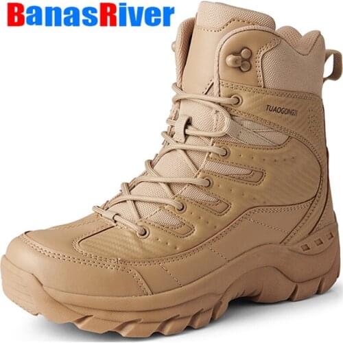 All Season Classic Shoes Men Boots Anti-collision Sneakers Camouflage Platform Non-slip degrees Outdoor Sport Senderismo Trekkin