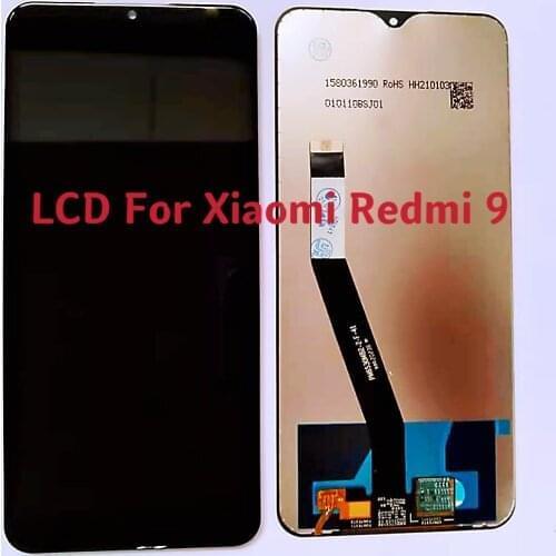No Dead Pixel 100% Testing LCD Display For Xiaomi Redmi 9 LCD With Touch Screen Digitizer Assembly Replacement Parts