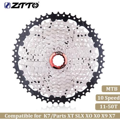 ZTTO Mountain Bike MTB 10 Speed Cassette 10 Velocidade 10S 50T Bicycle Parts Cassete Freewheel For K7/Parts XT SLX XO X0 X9 X7