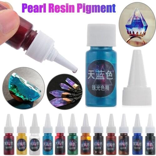 1PC 10ml Pearl Resin Pigment High Concentration Coloring Dye Colorant Jewelry Making DIY Art Crafts New Home Living Accessories