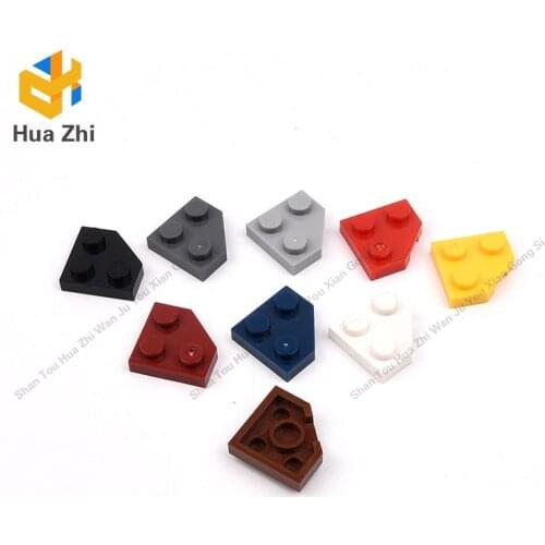 Building Blocks Parts 26601 10PCS Wedge Plate 2 x 2 Cut Corner LEGOING MOCS Education