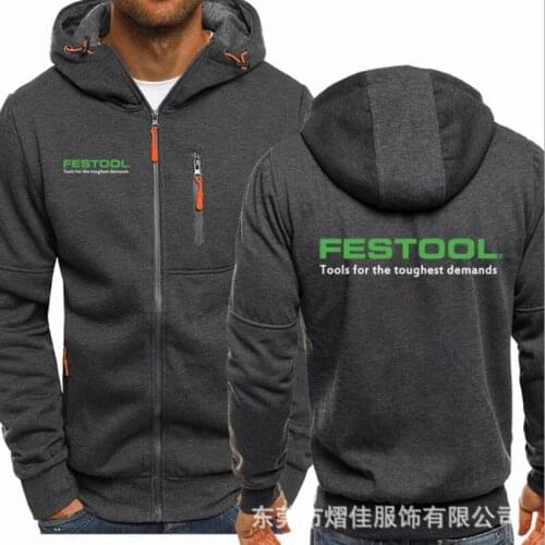 2021 fashion mens Spring New motorcycle FESTOOL Hoodie cotton casual zipper mens Hoodie