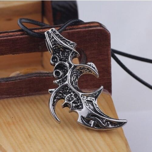 2021 new flame knife Necklace mens trendy hip hop student personality street wear accessories trendy mens Pendant