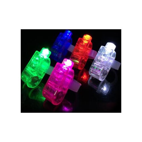 5000pcs DHL 3-7 day OPP PACKING LED Finger Light laser finger Beams Ring Torch For Party wedding celebration 4 colors