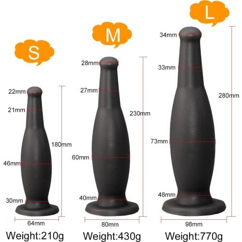 Huge Silicone Butt Plug Anal Dilator Big Intimate Goods Large Anal Beads Prostate Massager Erotica And Sex Toys for Adults Gay