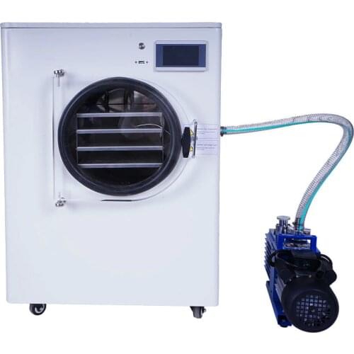 Household Lyophilizer Vacuum Freeze Dryer Machine Multifunctional Dehydrator for Vegetables Fruit Meat and Pet Food High Quality