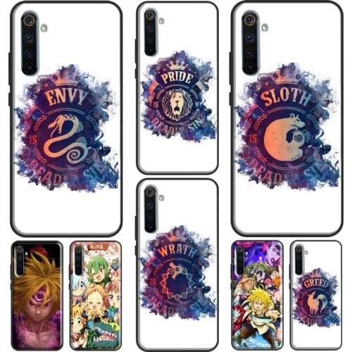 Nanatsu no Taizai Case For Realme 6 7 8 Pro Q3 GT Neo C21 C15 C3 Funda For OnePlus 8 Pro 9 Pro Nord 7T 8T 9R