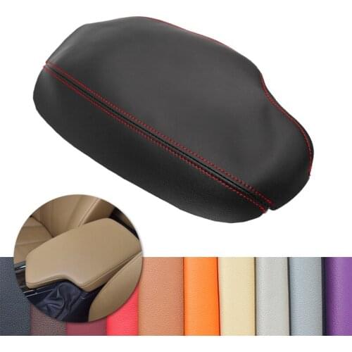 For BMW 3 Series F30 2013 2014 2015 2016 2017 2018 Car Interior Center Control Lid Armrest Box Cover Microfiber Leather Decor