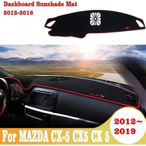 For MAZDA CX-5 CX5 CX 5 2012-2017 2018 2019 Car Dashboard Cover Dash Mat Sun Shade Pad Instrume Panel Carpets Accessories