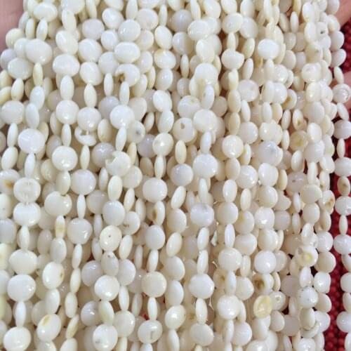 Natural Coral Bead Clasp Shape Loose Bead Charms Fit Making DIY Jewelry Necklace Bracelet Size 7x7x3mm Length 38CM