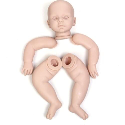 Hotsale doll kit DIY blank kit soft silicone vinyl 28inches reborn toddler kit LEONTYNE popular