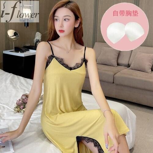 Женские ночные рубашки I-Flower China At AliExpress