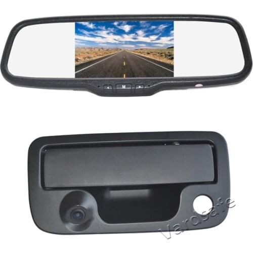 Vardsafe VS236C Reversing Camera & 5 Inch Clip-on Rear View Mirror Monitor Display for Volkswagen VW Amarok
