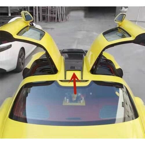 For Mercedes-Benz SLS AMG W197 Modified Carbon Fiber Roof Decoration Carbon Fiber Roof Air Inlet