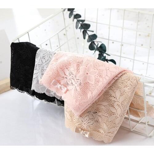 New High-End One - Piece Traceless Lace Sexy Panties Ladies Low Waist Breathable Sheath Breifs