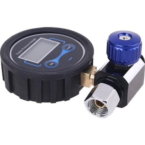 200PSI Airflow Regulator Digital Pressure Gauge Air Adjusting -Valve 1/4 Inch Male Inlet for Spray Air Compressor M89B