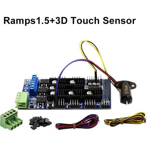 1 Set 3D Touch Sensor Auto Leveling Sensors+Ramps1.5 Controller Panel for Ramps1.4 Anet A8 a6 Mendel Prusa 3D Printer parts