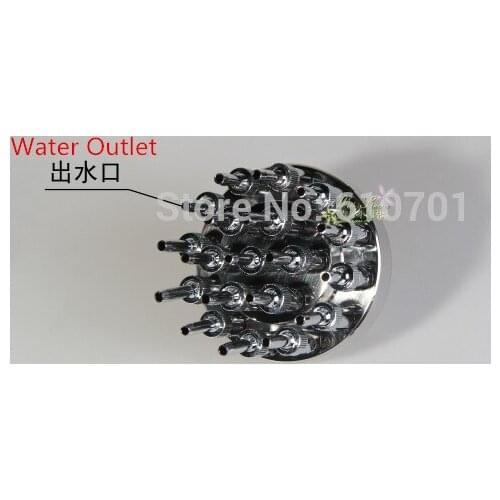 304 Stainless Steel Adjustable 1 1/2" DN40 Three Layer Flowers Spray Sprinkler Style Stylet Interlobule Pool Fountain Nozzle