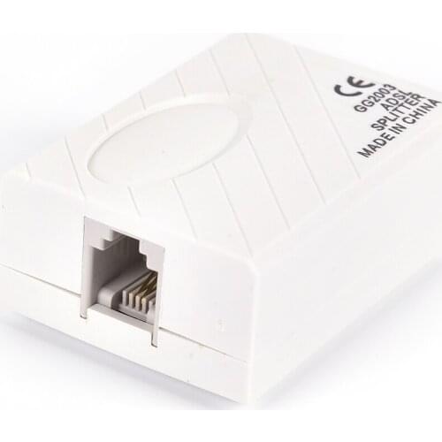 High Grade Telephone RJ11 Line ADSL Fax Modem Broadband Phone Line Filter Splitter Adapter New