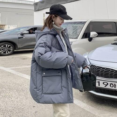 Women 's Winter Coat Women Winter Coats 2020 Down Padded Jacket Short Bread Chic Loose Thick