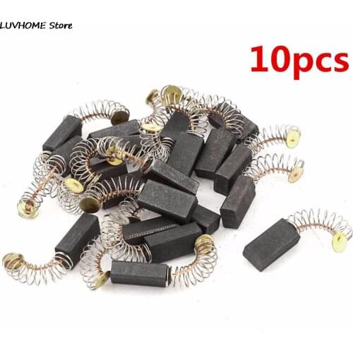 10Pcs Hot Selling Mini Carbon Brushes Spare Parts Drill Electric Grinder Replacement For Electric Motors Rotary Tool 4Styles