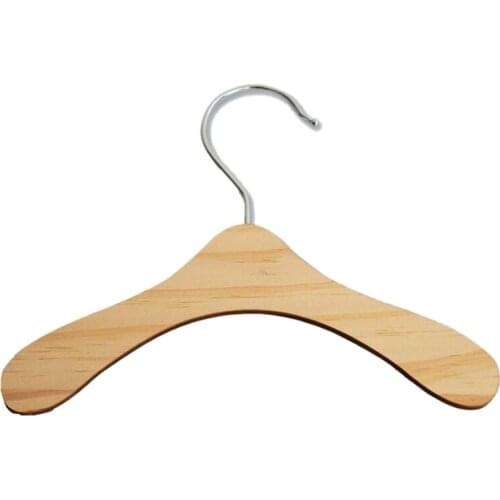 10Pcs Practical Non-Slip Wooden Dolls Clothes Hangers Coat Dress Jacket Organization Shelf Doll Accessories