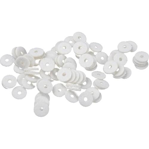 12mm Dia Piano Felt Front Rail Regulating Punchings Keyboard Balance Washers Repair Parts Pack of 90