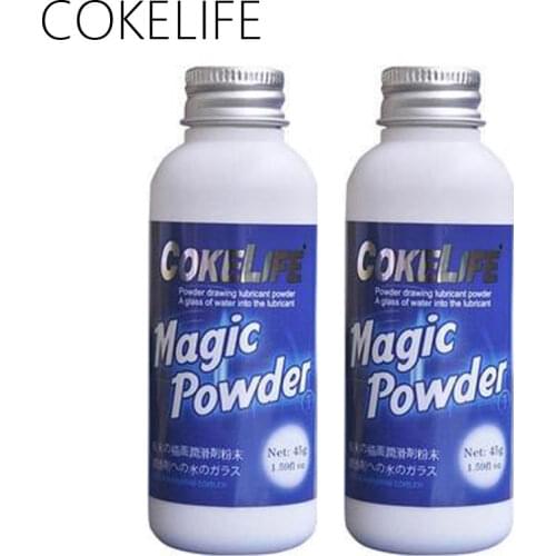 2pcs COKELIFE Solid Powder Sex Lubricant Water Base Mixed Using With Hot Water Oil for Vaginal Breast Anal Sex Lubrication 45g