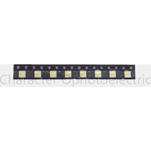 50PCS/Lot 1W /2W 3535 3V /6V SMD LED Beads Cold white 90Lm High power for LCD/TV Backlight