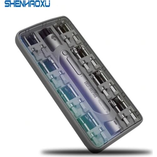 2000mah Cordless Electric Screwdriver Torque Adjustable 32 Bits Strong Toolkit LED Light For Cameras And Small Appliances Repair