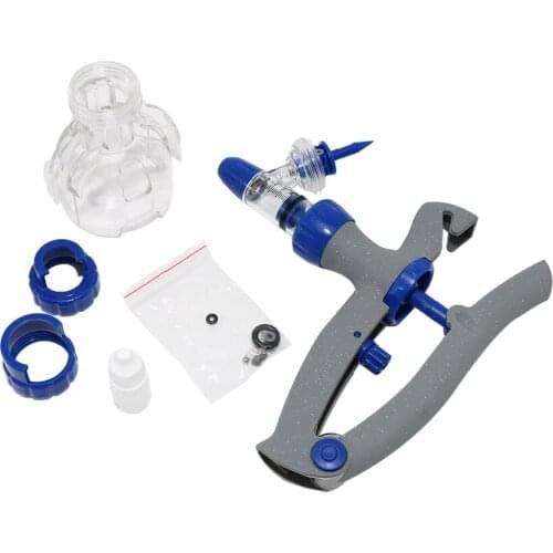 2ml / 5ml Automatic Syringe Veterinary Continuous Injector Vaccine Injection Poultry Adjustable For Chicken Pig Bull Sheep 1Pcs