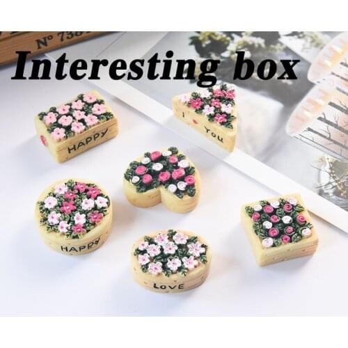 Flower basket model Crab Kingdom building model material DIY handmade background material outdoor simulation flower