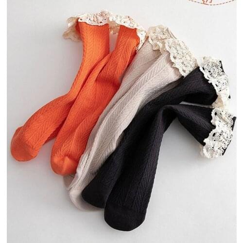 Kids Baby Boy Girl Lace Mid-calf Length Sock Autumn Winter Infant Baby Boy Girl Childrens Socks
