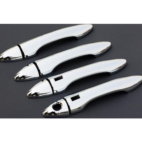For Hyundai IX35 2009 2010 2011 2012 2013 2014 New Chrome Car Door Handle Cover Trim Sticker Free Shipping Car-styling