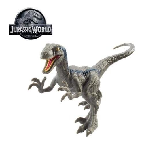 12-17cm Jurassic World Toys Attack Pack Velociraptor Blue Figure Dimorphodon Gallimimus Dragon PVC Action Figure Model Hand