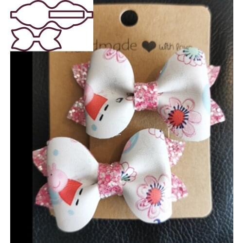 Beautiful cutting die bow template DIY scrapbook metal cutting die paper card process embossing folder template-4608