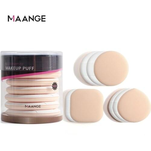 MAANGE 8pcs Makeup Air Cushion Shape Facial Face Powder Foundation Puff Portable Soft Cosmetic Puff Makeup Foundation Sponge Lot