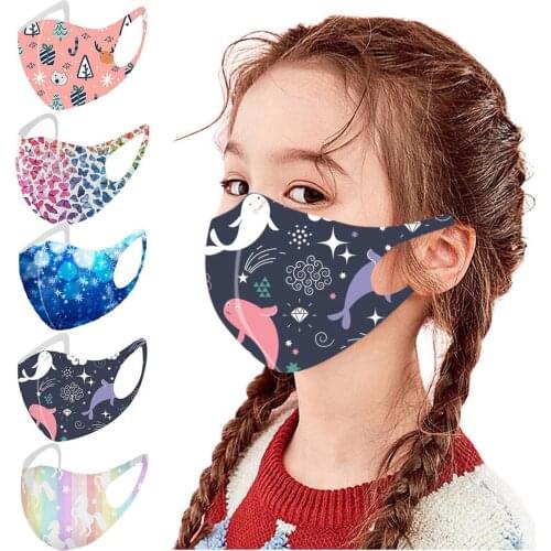 Reusable Colorful Fabric mondkapjes Turban Stylish Fashionable Neutral Washable mascarilla Monder Scarf Halloween Cosplay MasK
