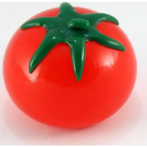 Novelty Simulation Fruit Food Tomato Shaped Tomato Water Ball Toys Stress Relief Squish Anti Stress Reliever Kawaii Funny Gift