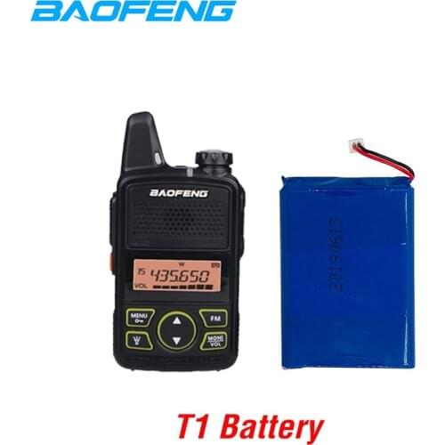 Original BAOFENG BF-T1 3.7V 1500mAh Li-ion battery for BAOFENG BF-T1 Walkie Talkie BFT1 Mini Two Way Radio baofeng Accessories