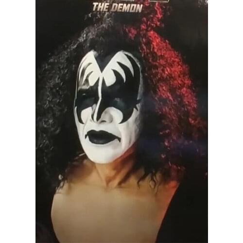 KISS Cosplay Mask Gene Simmons Chaim Witz Latex Mask Halloween Scary Horrible Props Helmet Crazy Music Festival Costumes Adult